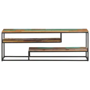 Berkfield TV Cabinet 130x30x45 cm Solid Reclaimed Wood