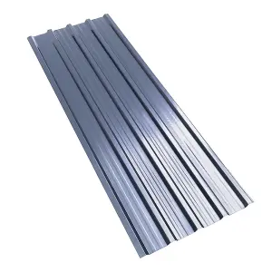 Charcoal Black Coated Building Roof Cladding Metal Roof Panels with 50 Screws , L115cm W45cm T0.2.7cm