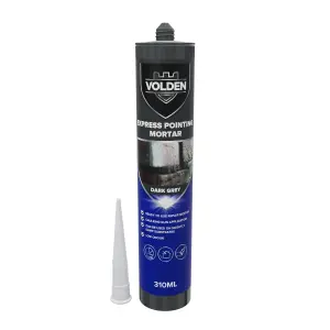 Volden Express Dark Grey Pointing mortar, 310ml Cartridge - Ready for use