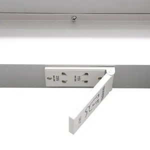 Anti Fog LED Illuminated Touch Control Mirrored Bathroom Cabinet with Shaver Socket and Clock W 500mm  x H 700mm