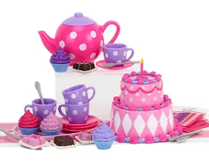 Sophia's by Teamson Kids Complete Cake & Tea Party Accessories Set for 18" Dolls