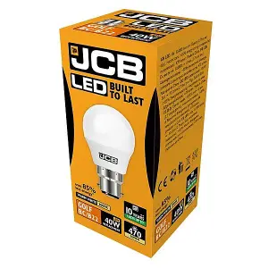 JCB 4.9w LED BC Opal Golf Ball 470lm 3000k - Warm White