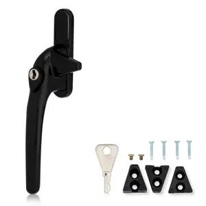 XFORT Cockspur Left Window Handle Installation Kit in Black