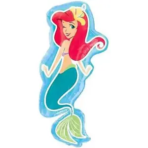 The Little Mermaid Ariel Foil Balloon Blue (One Size)