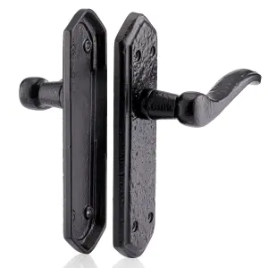 XFORT Smithy's Range London Suite Lever Latch Door Handle Black Antique