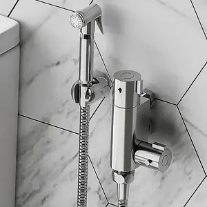 Douche Valve Thermostatic with Spray Kit Chrome