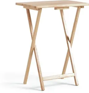 Argos Home Single Folding Tray Table - Natural