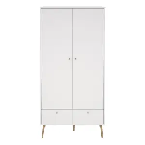 Cumbria Wardrobe with 2 Doors + 2 Drawers