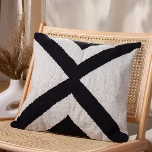 The Linen Yard Altai Monochrome Jacquard Polyester Filled Cushion