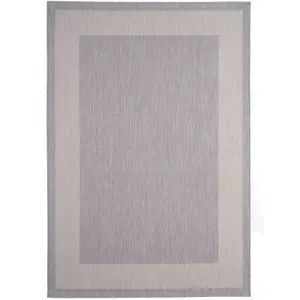 Ecology Collection Outdoor Rugs in Grey  200g