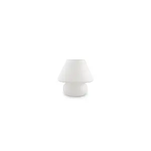 Luminosa London 1 Light Large Table Lamp White, E27