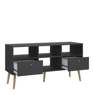 Cumbria TV-Unit with 2 Drawers