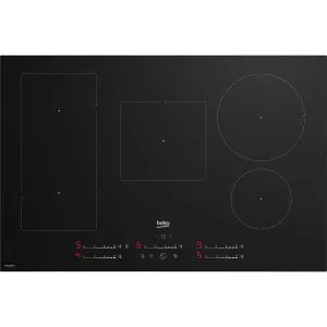 Beko HII85700UFT 78cm Induction Hob - Black