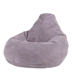 icon Kids Dalton Corduroy Bean Bag Chair Lavender Purple Childrens Bean Bags