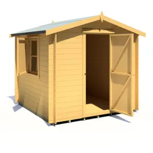 Shire Camelot 8x8 Log Cabin 19mm Logs