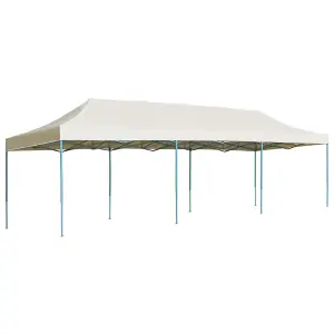 Berkfield Folding Pop-up Party Tent 3x9 m Cream