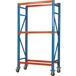 Heavy-Duty Mobile Tyre Rack with Wheels - 400kg Capacity