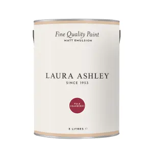 Laura Ashley Pale Cranberry Matt Emulsion paint, 5L