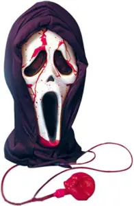 Halloween Bleeding Ghost Face Mask Scary Chillingly Real Effect 2 Layered Design