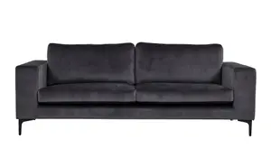 Bolero Sofa , 3,seater , Dark Grey velvet