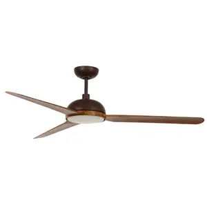 Auriel 142cm Ceiling Fan with Light Kit Black