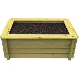 Garden Timber Company Wooden Raised Bed - 1.5m x 1m - 563mm Height - 44mm Thick Wall