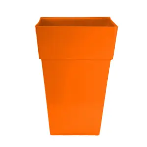 simpa 2PC Moda Milano 28L Orange Plastic Planters.