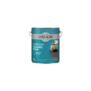 Liberon Superior Decking Stain - Gun Metal - 5L