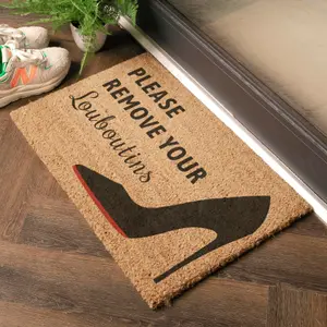 Please Remove Your Louboutins Doormat (60 x 40cm)