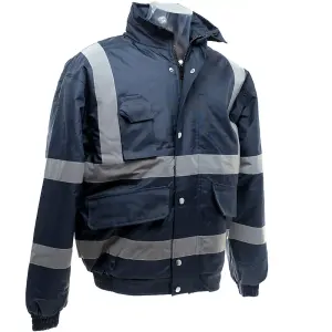 Yoko Mens Hi-Vis Bomber Jacket Quality Product