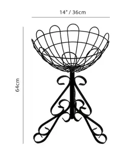 Basket Stand - 14" Basket, Patio Planter