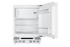 BUFFUK Classic Integrated Fridge freezer - White