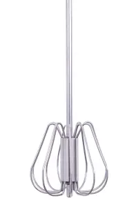 Essentials by Premier Zamin Press And Spin Stainless Steel 35cm Whisk