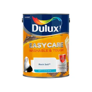 Dulux Easycare Washable & Tough Rock salt Matt Wall & ceiling Emulsion paint, 5L