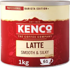 Kenco Latte Instant Coffee 1Kg - Tin 1Kg (Pack Of 1)