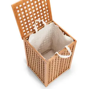 Wood Cabinet Laundry Hamper