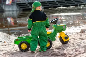 Rolly Trio Tractor Ride On w/ Electronic Steering Wheel & Trailer