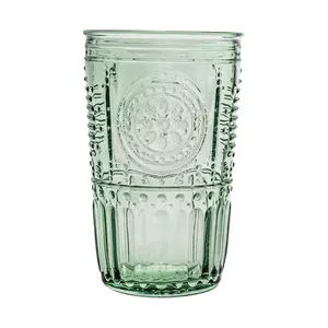 Romantic H Romantic Romantic Highball Glasses (Set of 4) Green / 475