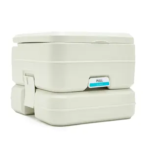 Hi-Gear 10 Litre Lightweight Portable Flushing Toilet, Ideal for Camping