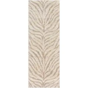 CYBELE Boho Zebra Runner Rug 80 x 220 cm