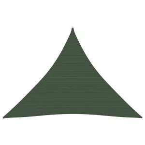 Berkfield Sunshade Sail 160 g/m2 Dark Green 5x5x5 m HDPE