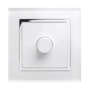 Crystal CT 2G Rotary LED Dimmer Switch 2 Way White