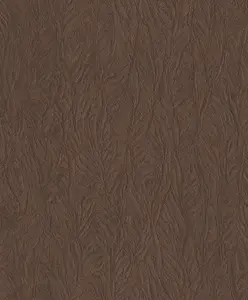 Galerie Ambiance Bronze Brown Leaf Emboss Embossed Wallpaper