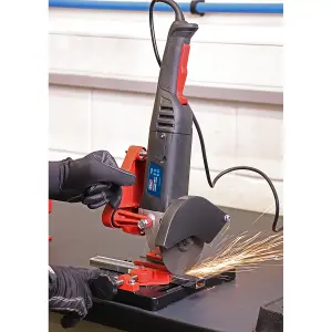 Sealey Angle Grinder Stand Cutting Holder Bench Table Stand Work Bench SMS02