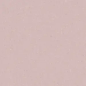 Grandeco Panama Plain Textured Linen Fabric Wallpaper, Pink