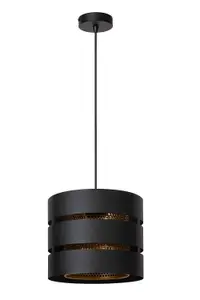 Lucide ROSAS - Pendant light - 26 cm - 1xE27 - Black