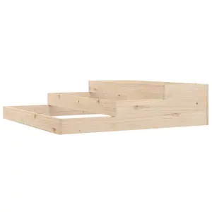 Berkfield Planter 107x107x27 cm Solid Wood Pine