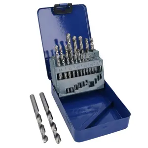 19pc HSS-G Metric Drill Bit Set Split Point Drills Metal Plastic Copper 1mm-10mm