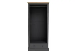 Devon 2 Door Wardrobe Charcoal