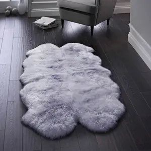 Origins Genuine Sheepskin Grey Single